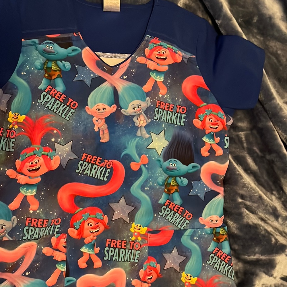 Womens nurse scrub top